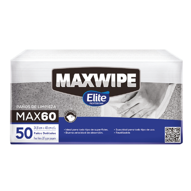 Max Wipe Elite x60 50 Unidades